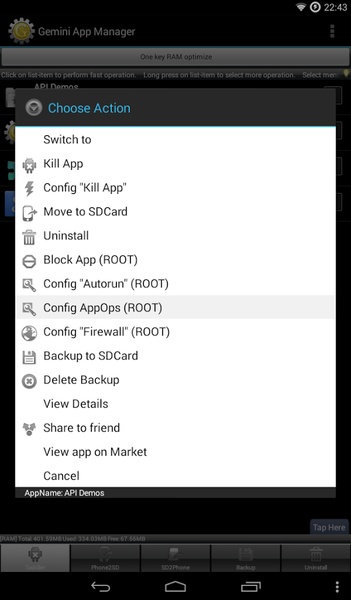Gemini App Manager - Preview 15