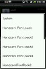 Handcent Font Pack1 screenshot 2