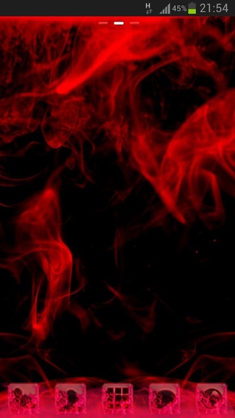 GO Launcher EX Theme Red Fire - Preview 4