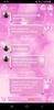 SMS Theme Sparkling Pink 2 screenshot 4