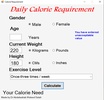 Calorie Requirement screenshot 3