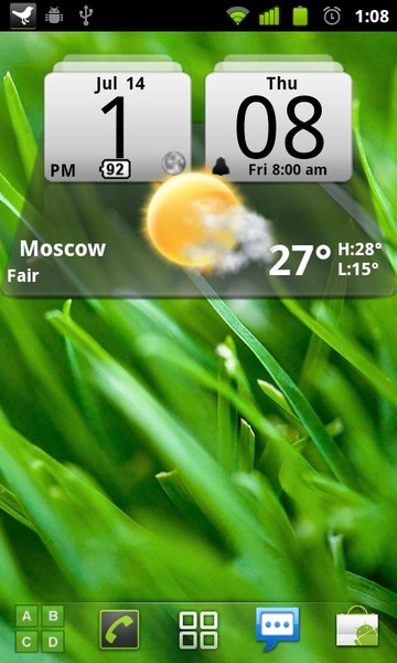 MIUI Digital Weather Clock - Preview 2