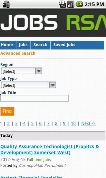 Jobs RSA - Preview 1