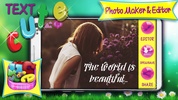 Cute Text Photo Maker and Editor screenshot 3