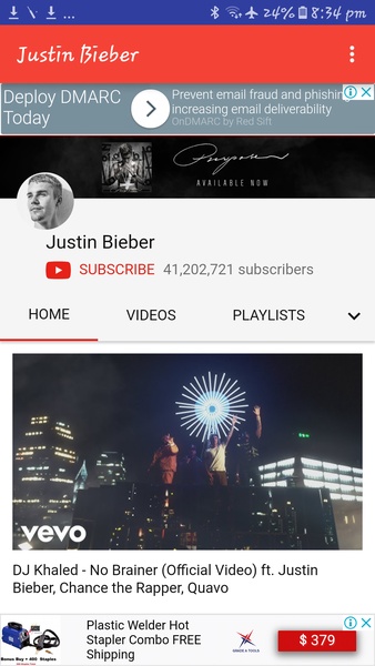 Justin Bieber App ( Unofficial ) - Preview 1