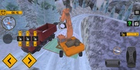 Offroad Snow Excavator Simulator screenshot 2