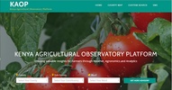Kenya AgriObservatory Platform (KAOP) screenshot 2