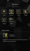 Golden Black Go Launcher Theme screenshot 3