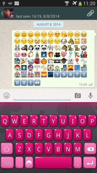 Emoji Keyboard For WhatsApp - Preview 1