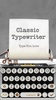 3D Classical Typewriter-Keyboard Music & GIF Emoji screenshot 3