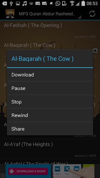 MP3 Quran Abdur Rasheed Soofy - Preview 1