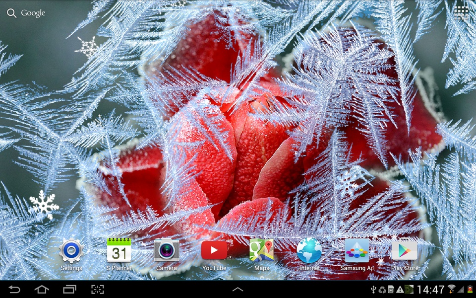 Frozen Flowers Live Wallpaper - Preview 4