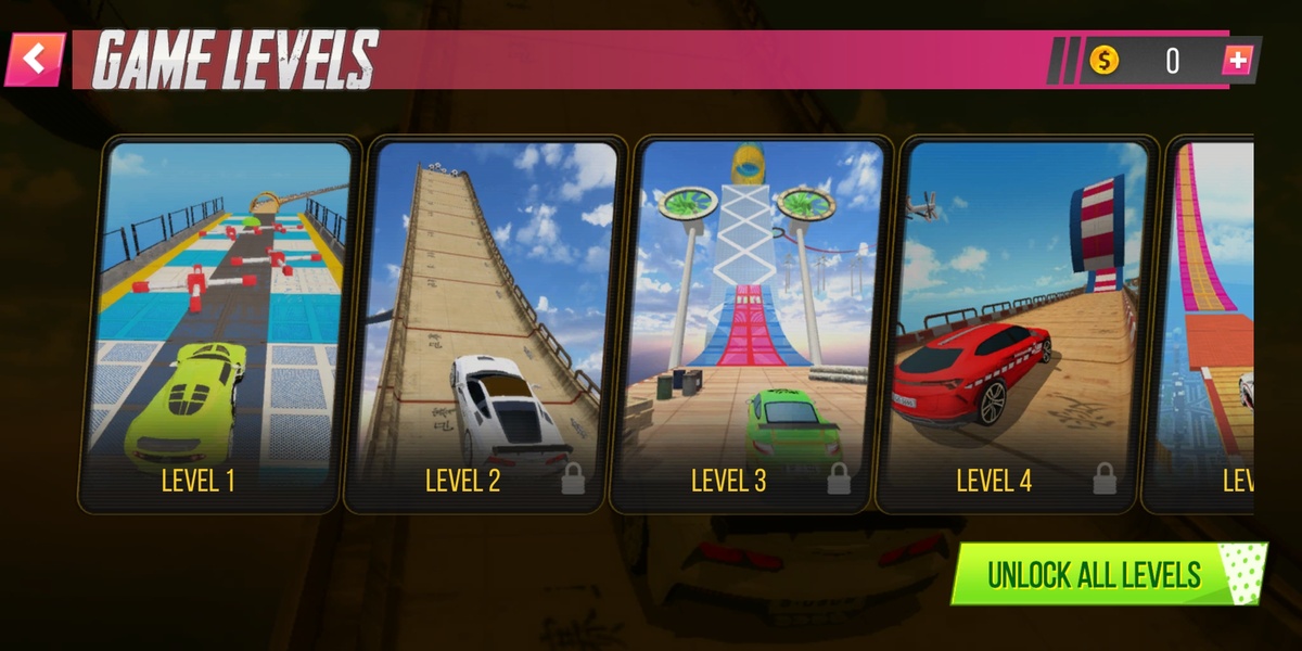 Mega Ramp 2020 - New Car Racing Stunts Games - Preview 3