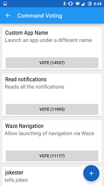 Commandr for Google Now - Preview 6
