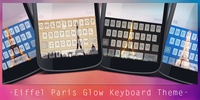 Eiffel Paris Glow Keyboard Theme screenshot 2