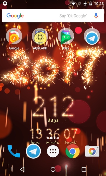 New Year Countdown app for android