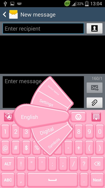 Keyboard Pink Hearts - Preview 5