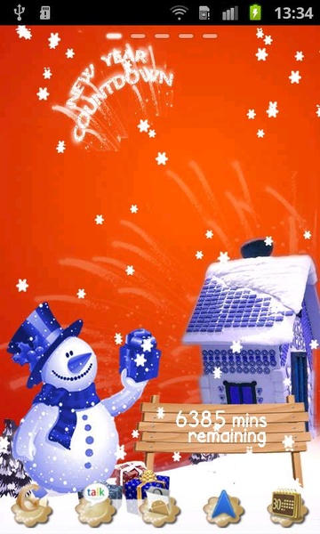 New Year Sky Live Wallpaper - Preview 2