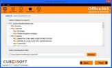 CubexSoft Office 365 Backup & Restore screenshot 1