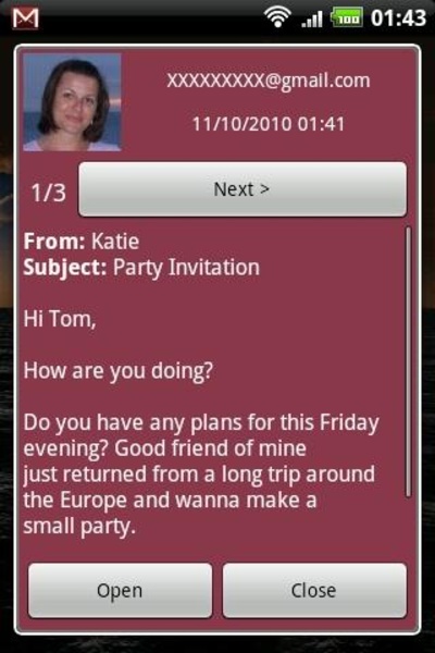 E-mail Notifier - Preview 1
