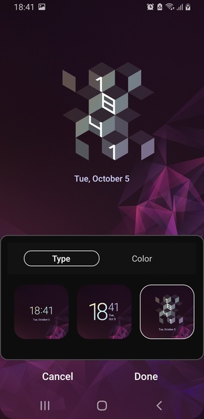 Samsung Clock style - Preview 2