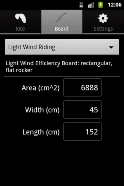 Windsurf Calculator - Preview 1