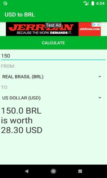USD to BRL currency converter - Preview 1