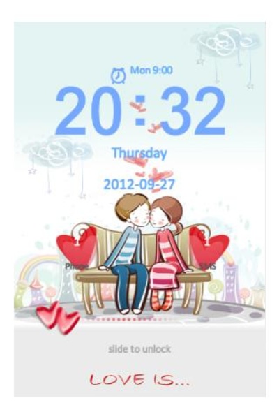 GO Locker Love Is Theme - Preview 2