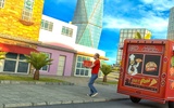 Van Pizza Delivery Boy Food Games screenshot 2