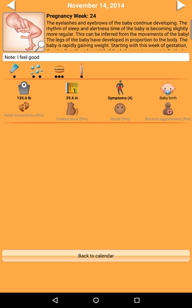 WomanLog Pregnancy Calendar - Preview 13