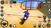 Superhero Tricky Bike Stunt screenshot 1