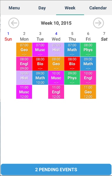 Student Agenda - Preview 7