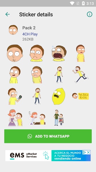 Rick & Morty - Download Stickers from Sigstick