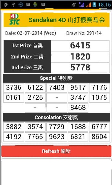 Toto Results Live - Preview 3
