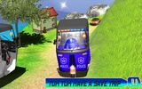 Police Tuk Tuk Rickshaw Games screenshot 5