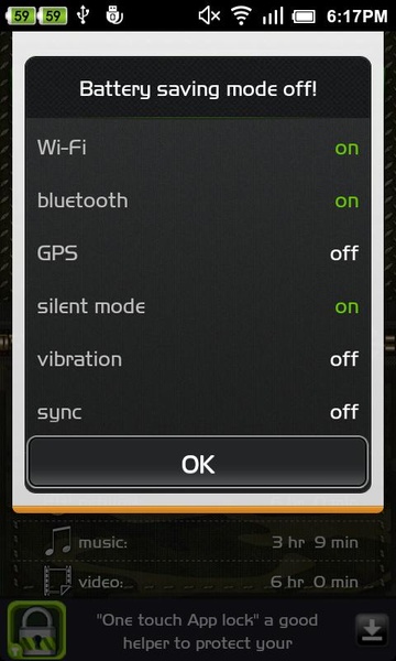 One Touch Battery Saver - Preview 3