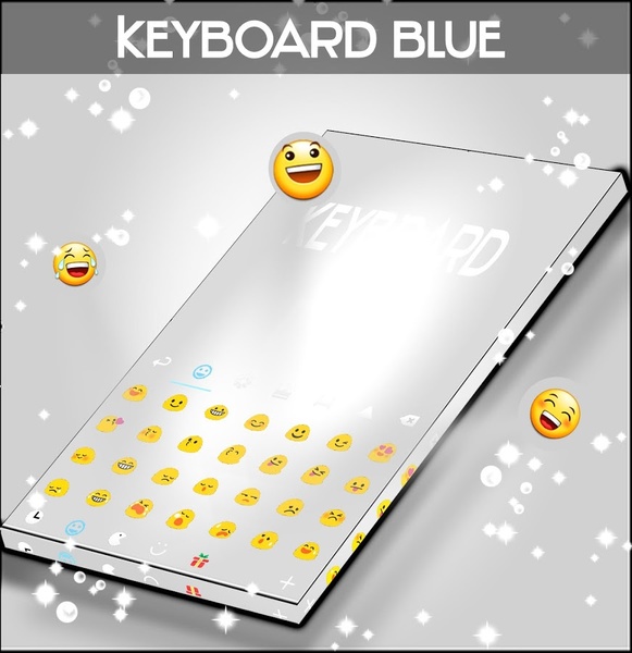 Blue Keyboard Free - Preview 3