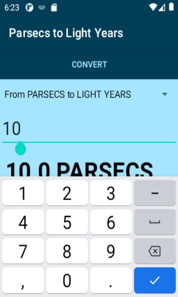 Parsecs to Light Years converter - Preview 3