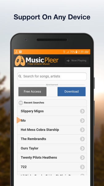 MusicPleer - Free Online Music App for Android - Download the APK from  Uptodown