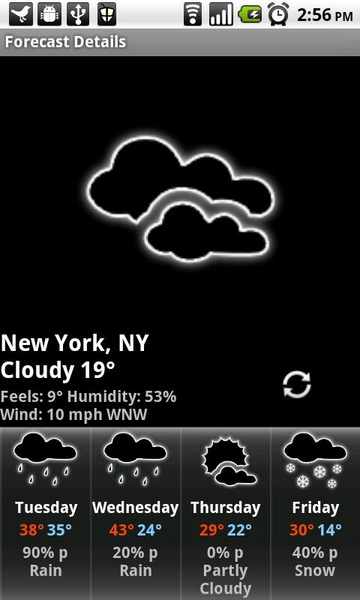 FlipClock BlackOut Widget - Preview 4