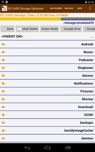 SD CARD Storage Optimizer - Preview 2