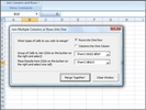Excel Join Combine and Merge Multiple Columns or Multiple Rows together into one Software screenshot 1