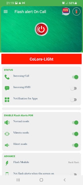 Color Flash Light Alert Calls - Preview 1