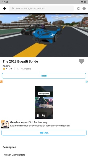 Mods Cars for Minecraft PE 1.1.500049 Snapshots 10