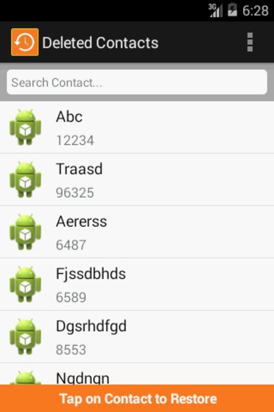 Restore Contacts - Preview 3