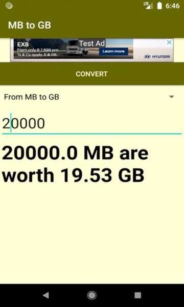 Converter MB to GB - Preview 3