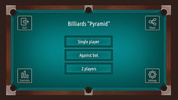 Billiards Pyramid screenshot 1