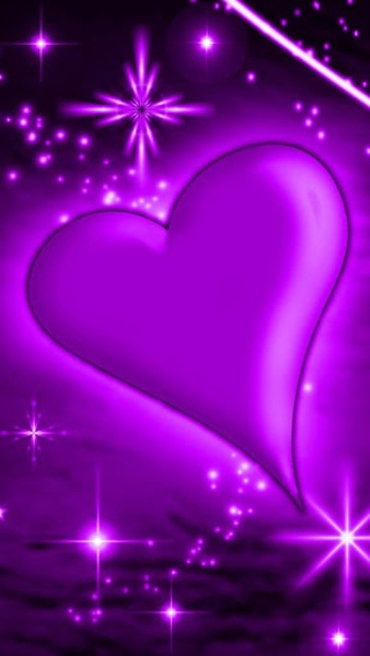 Purple Hearts Live Wallpaper - Preview 4
