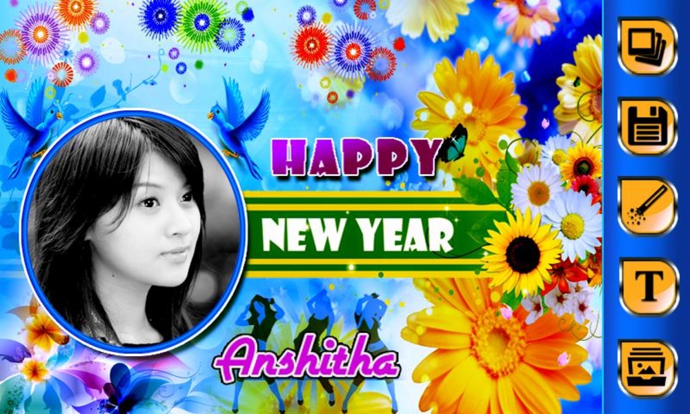 New Year Photo Frames - Preview 1