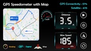 GPS Speedometer HUD Odometer screenshot 2